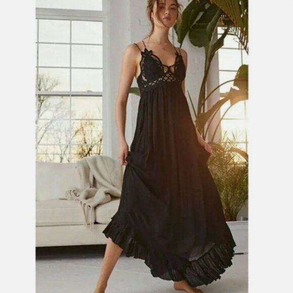 Free People FP One Adella Maxi Slip Dress - Picture 1 of 14
